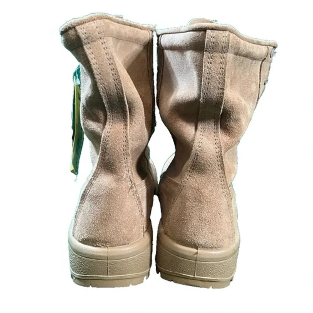 BELLEVILLE INTERMEDIATE COLD WET WEATHER (ICWR) TAN BOOTS SIZE 4.5 WIDE NWT GORE